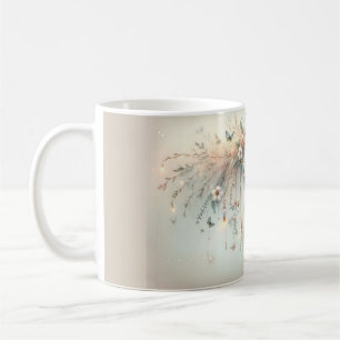 Pastell-Blumen-Schmetterling-Traumfänger Kaffeetasse
