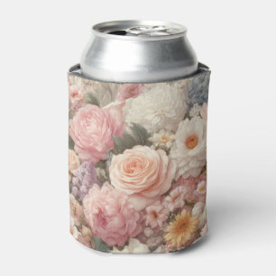 Pastell-Blumen Shabby Chic Rose floral Dosenkühler