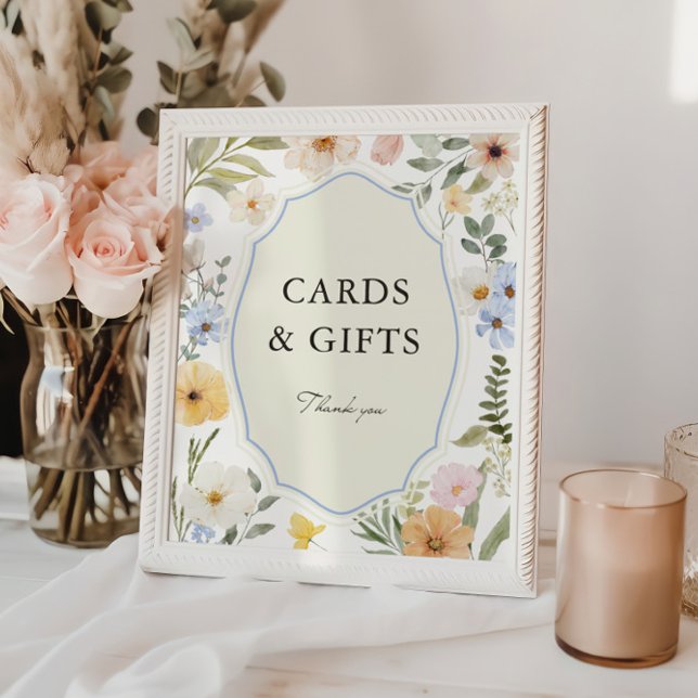 Pastell-Blumenkarten und Geschenke Poster (Von Creator hochgeladen)