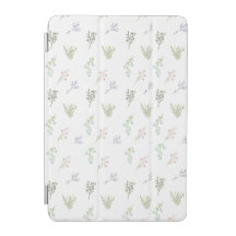 Pastell-Blumenmuster – Eleganter Botanischer Druck