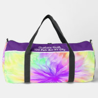 Pastell-Blüten-Tie-Dye-Reise Bag