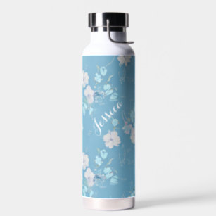 Pastell-Blüten Trinkflasche