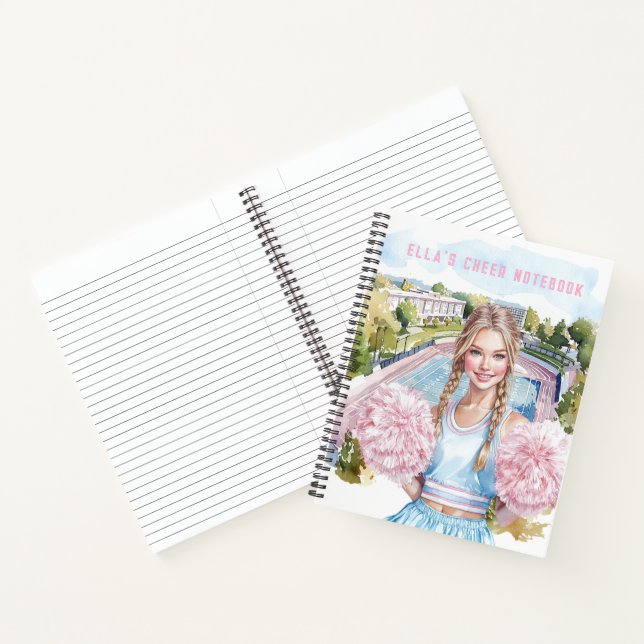 Pastell Cheerleader Notizbuch (Innenseite)