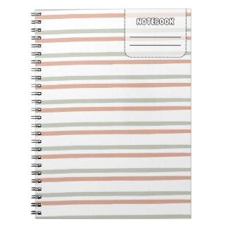 Pastell Color Line-Notebook Notizblock