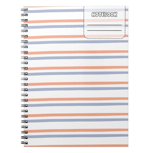 Pastell Color Line-Notebook Notizblock (Vorderseite)