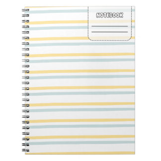 Pastell Color Line-Notebook Notizblock