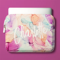 Pastell Colors Alcohol Ink Stain Muster