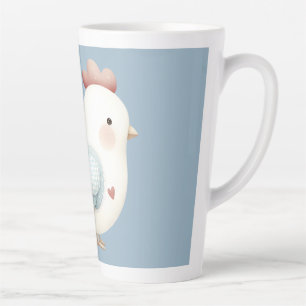 Pastell Cottagecore-Huhn Milchtasse