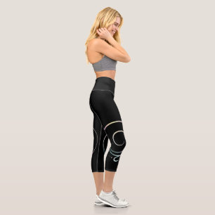 Pastell Dankbarkeit Capri Leggings