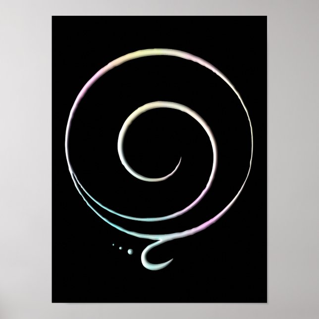 Pastell Dankbarkeit  Poster (Vorne)