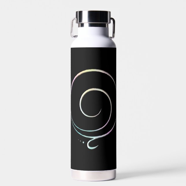 Pastell Dankbarkeit  Trinkflasche (Vorne)