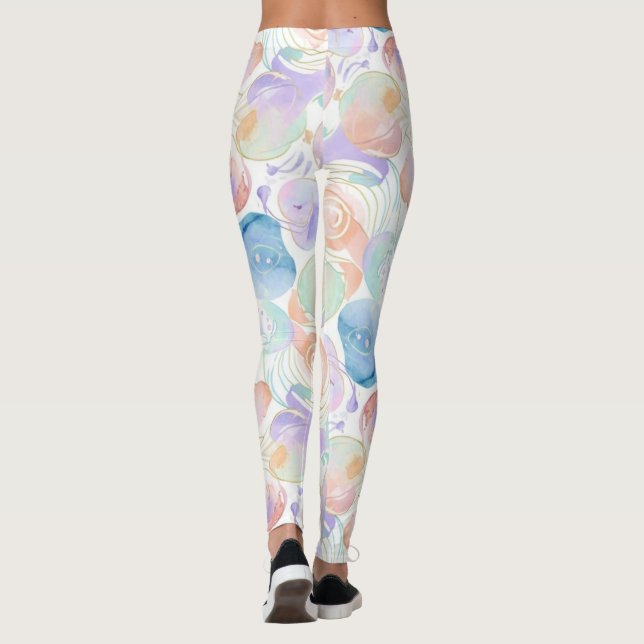 Pastell-Design Leggings (Rückseite)