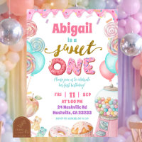 Pastell-Donut-SweetOne-Erstgeburtstagsparty-Einlad