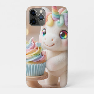 Pastell-Farbene Einhorn mit Regenbogen-Cupcake Case-Mate iPhone Hülle