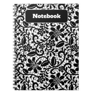 Pastell Floral Pattern Ästhetisches Notebook Notizblock