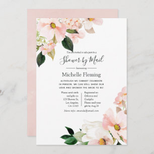 Pastell Floral Spring Baby oder Brautparty per Mai Einladung