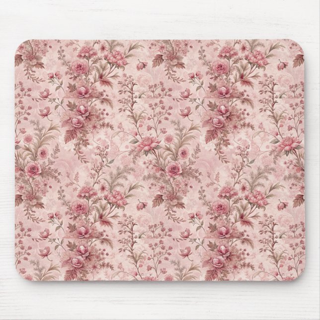 Pastell-Französische Toile Mousepad (Vorne)