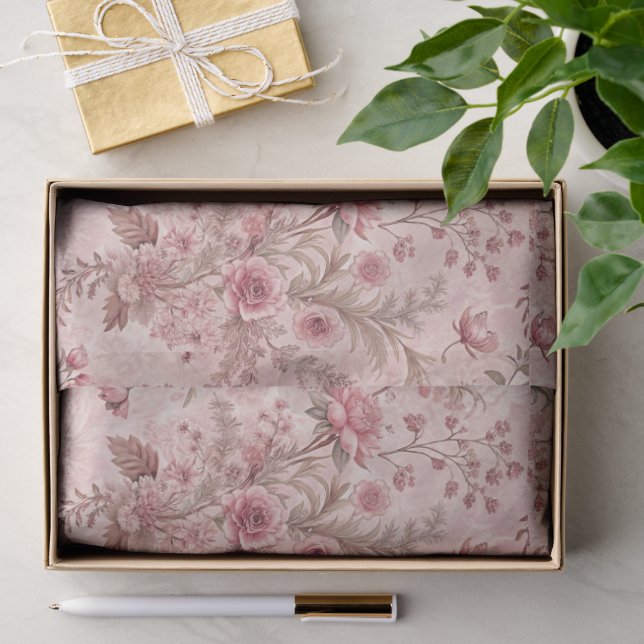 Pastell-Französische Toile Seidenpapier (Geschenk)