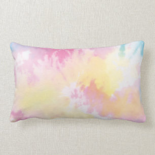 Pastell Gefärbte Krawatte Lumbar Kissen