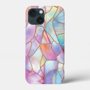 Pastell gestanztes Glas Gold Linien Case-Mate iPhone Hülle