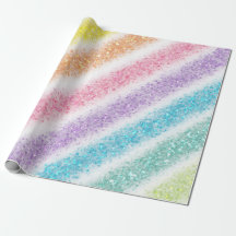Pastell Glitter Regenbogen