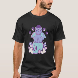 Pastell-Goth-Katze gothisch T-Shirt
