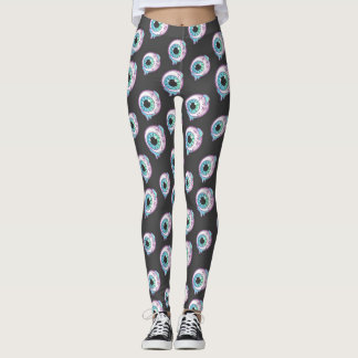 Pastell-Gotik-Süßigkeiten-Augen-Muster-Leggings Leggings