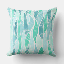 Pastell Green Abstrakt Throw Kissen