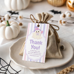 Pastell Gruseliger Eins Süßer Geist Danke-Tag Geschenkanhänger