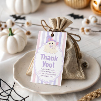 Pastell Gruseliger Eins Süßer Geist Danke-Tag Geschenkanhänger
