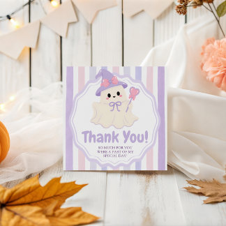 Pastell Gruseliger Eins Süßer Geist Danke-Tag Geschenkanhänger