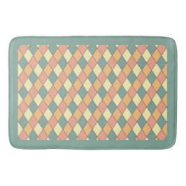 Pastell-Harlekin-Geometrie-Badezimmer-Dekor Badematte