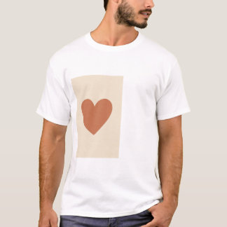 Pastell-Herz-Minimalist-Christen-T-Shirt T-Shirt