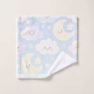 Pastell-Himmel-Kawaii-Handtuch  Badhandtuch Set