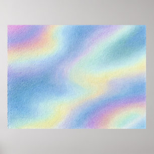 Pastell-Himmelsdrift Poster