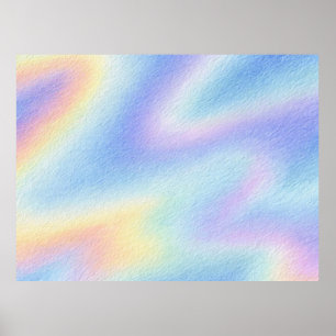Pastell-Himmelsdrift Poster