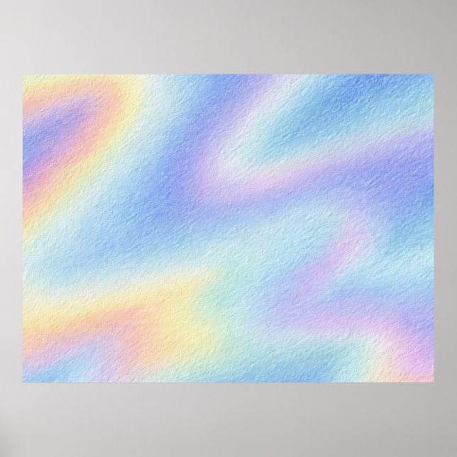 Pastell-Himmelsdrift Poster (Vorne)