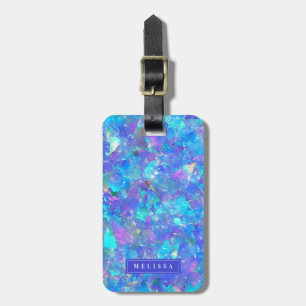 Pastell-Holografisches-Glitter-Gepäckanhänger Gepäckanhänger