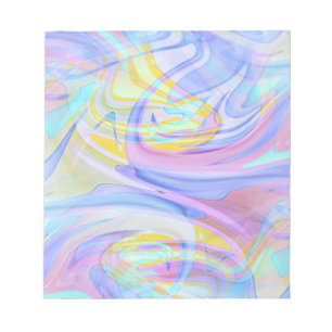 Pastell-Hologramm Notizblock
