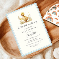 Pastell in Scheiben, blau, Kleine Duck Baby Dusche