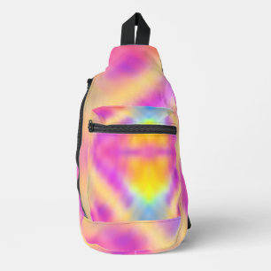 Pastell Iridescent farbenfrohe Farbgestaltung Crossbody Bag