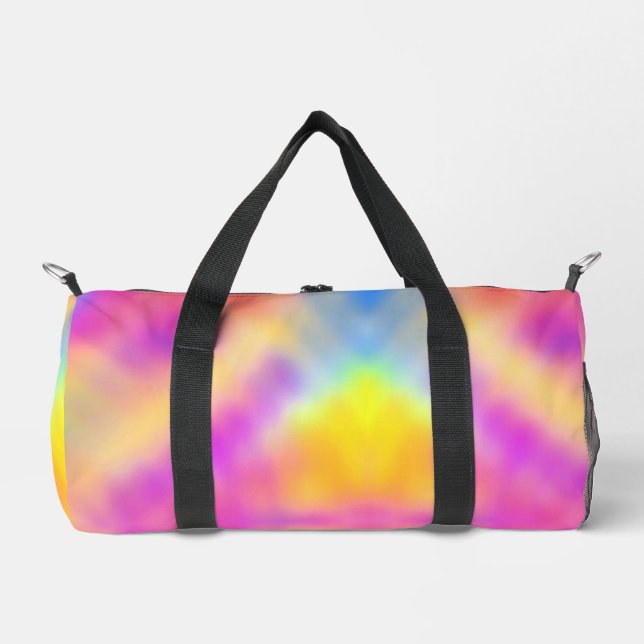 Pastell Iridescent farbenfrohe Farbgestaltung Duffle Bag (Vorderseite)