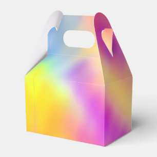 Pastell Iridescent farbenfrohe Farbgestaltung Geschenkschachtel