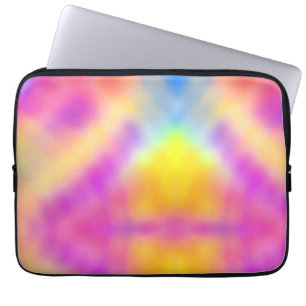 Pastell Iridescent farbenfrohe Farbgestaltung Laptopschutzhülle