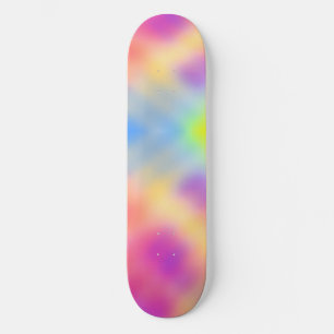 Pastell Iridescent farbenfrohe Farbgestaltung Skateboard