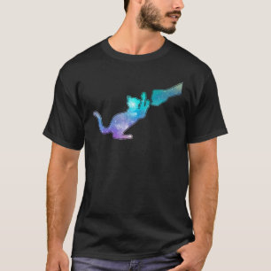 Pastell Katzenfreunde Felines Haustier T-Shirt