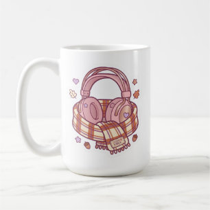 Pastell Kawaii Cozy Gamer Kopfhörer Tasse