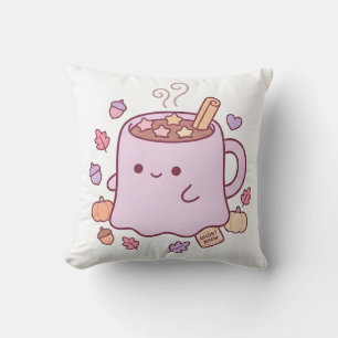 Pastell Kawaii-Geist-Brew-Cute-Herbst-Wurfkissen Kissen