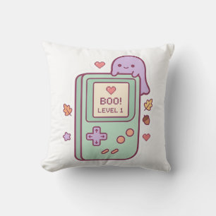 Pastell Kawaii Geist Gamer Konsole Kissen