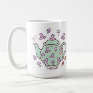 Pastell Kawaii Hexentrank Teekanne Kaffeetasse